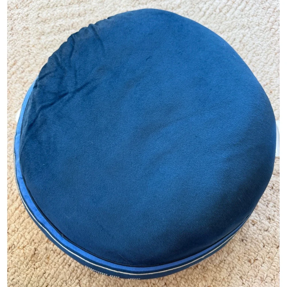 MLB Atlanta Braves Squish Me Plush Decorative Round Pillow Blue Red White NEW